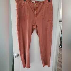Anthropologie light rust pant 22W(?)